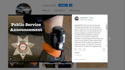 cobb-county-sheriff-posts-psa-after-lifelong-monitoring-of-‘sexually-dangerous-predators’-ruled-unconstitutional